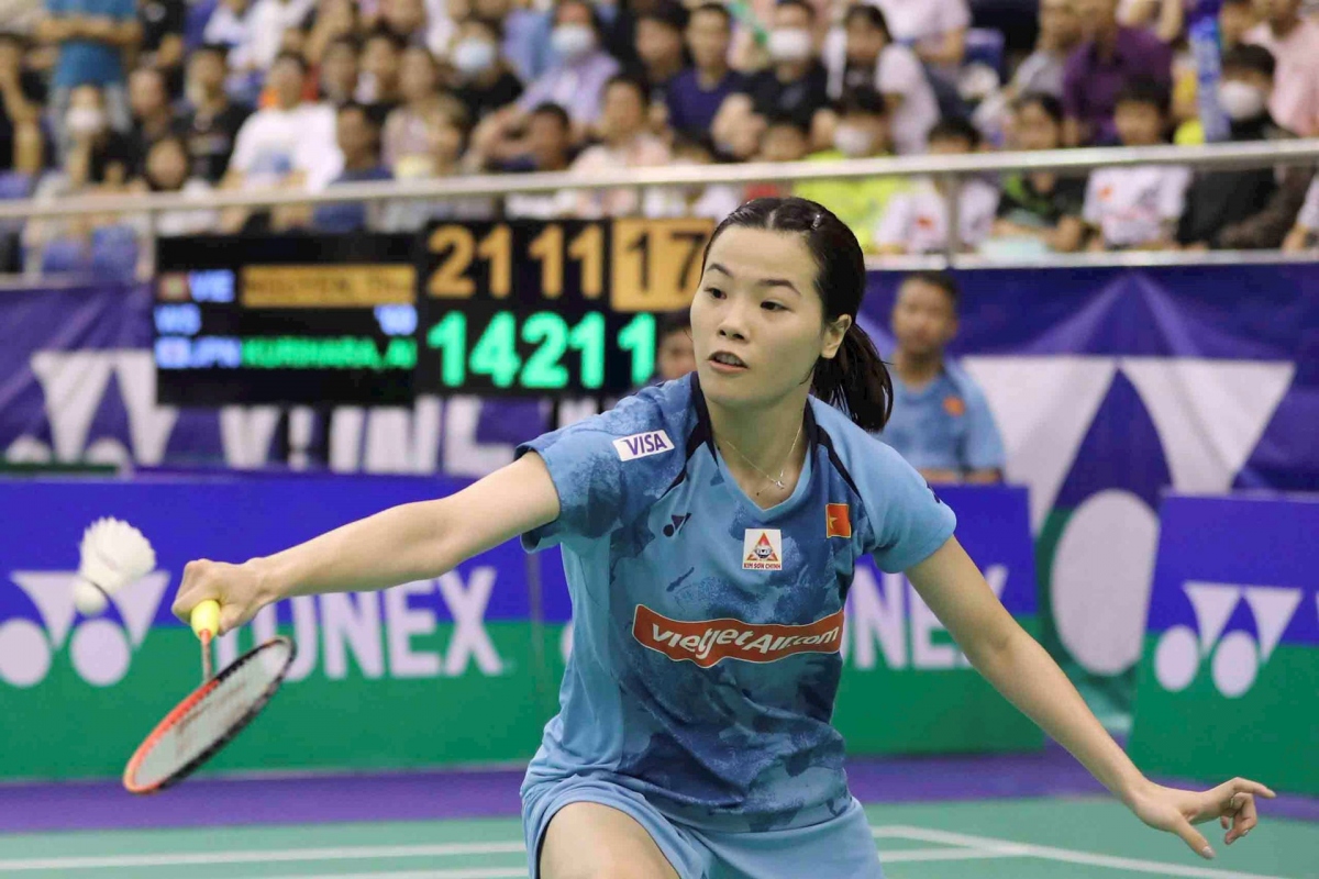 Thuy Linh enjoys first win at Denmark Open 2023